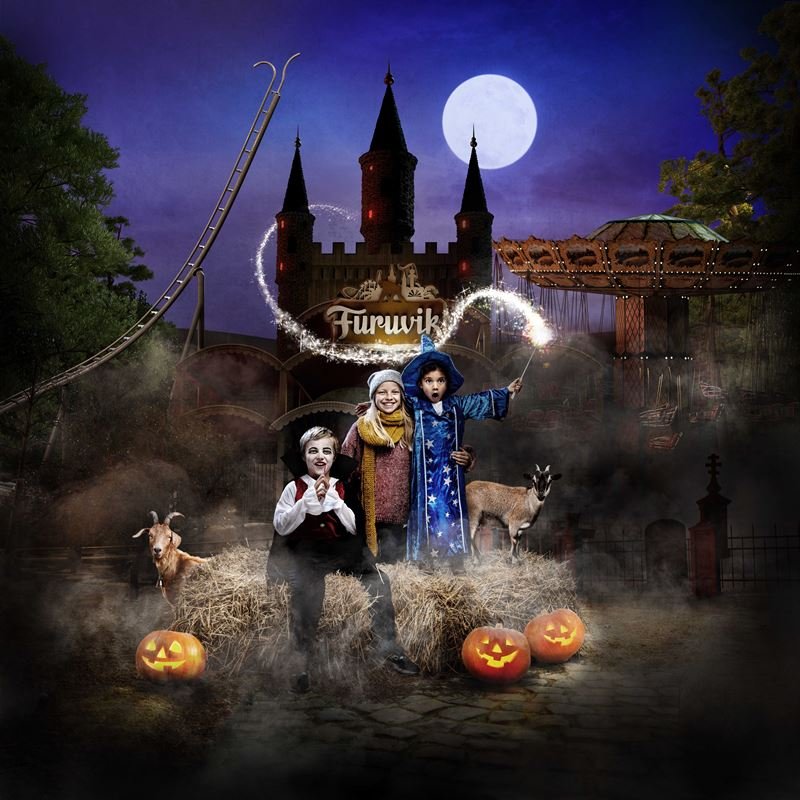 Aktörer och Skräckcoach till Halloween på Furuviksparken