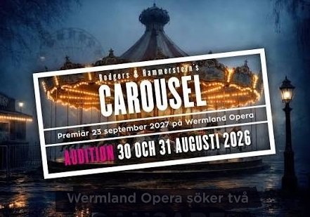 Dansare man o kvinna audition Wermlands Operan