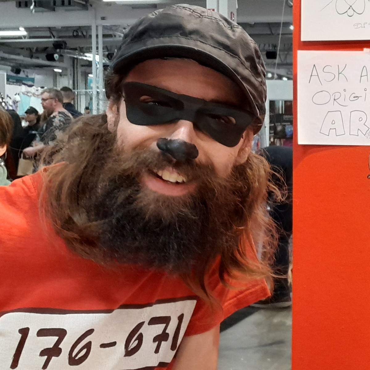 En hårig björnbuse